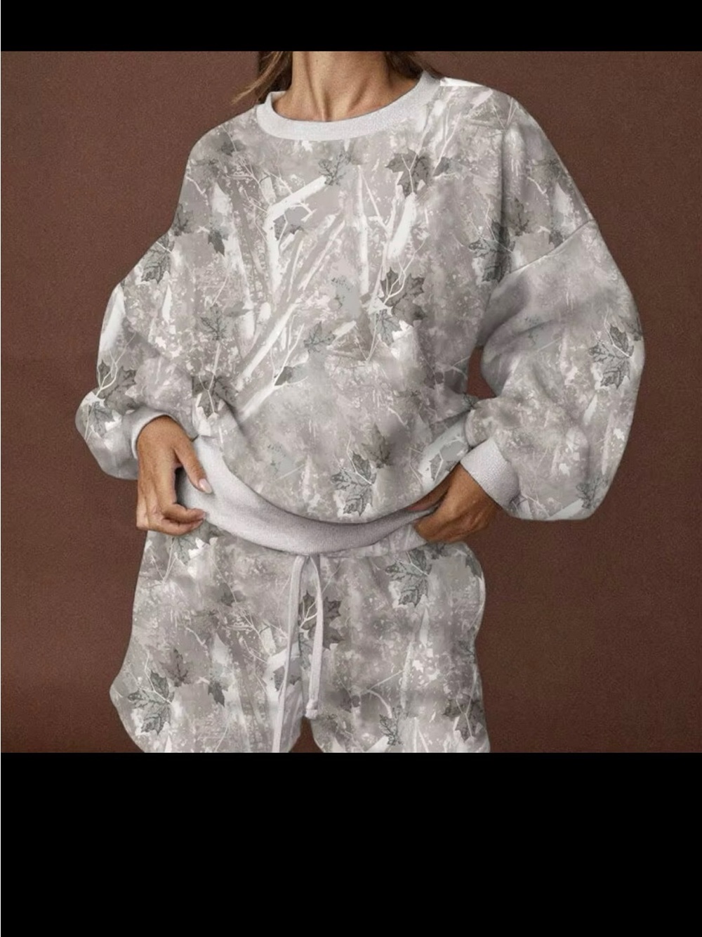 Kids' Gray Floral Print Pajama Set - Cozy Lounge Top & Shorts